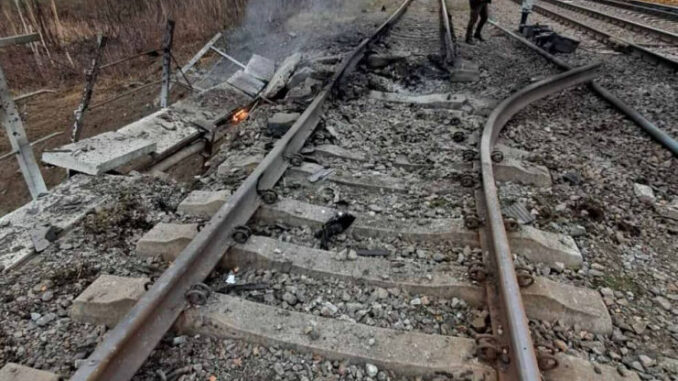 Russischer Angriff auf das ukrainische Eisenbahnnetz - BlauBahn