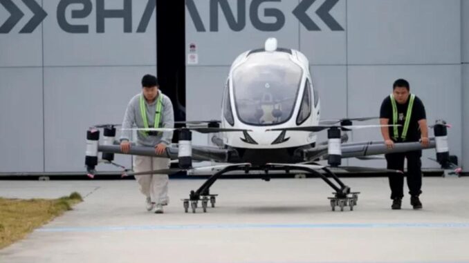 In China beginnt die Ära der fliegenden Taxis - BlauBahn