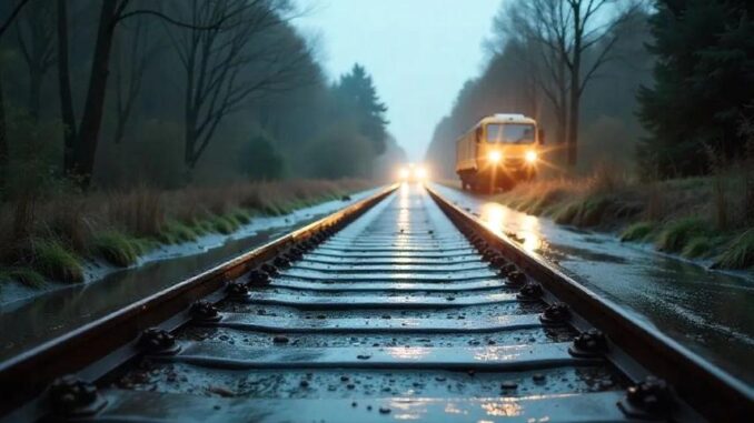Sturm Claudia legt britisches Schienennetz lahm - BlauBahn
