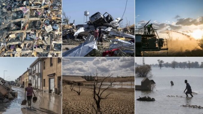 Nach Angaben der UNO werden im Jahr 2024 45 Millionen Menschen durch Naturkatastrophen vertrieben werden - BlauBahn