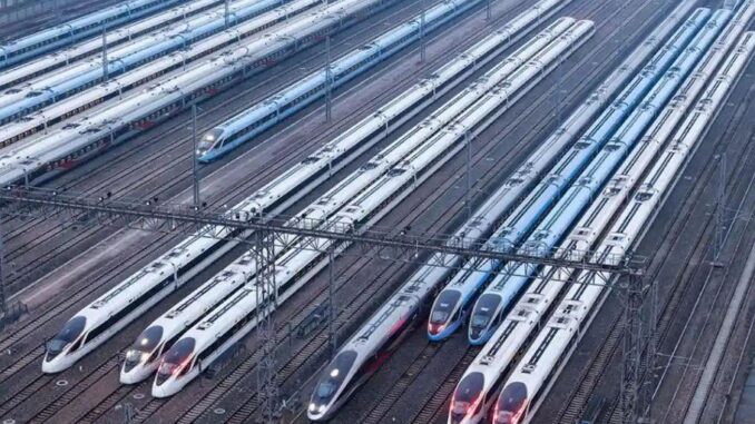 Chinas Hochgeschwindigkeitszugnetz ist mehr als 50.000 Kilometer lang - BlauBahn