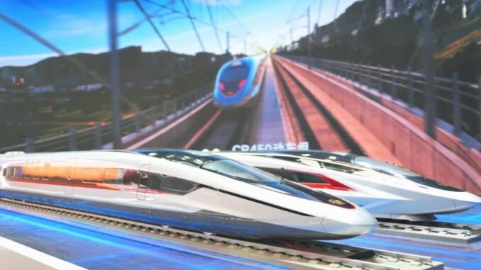 Der schnellste Zug der Welt ist unterwegs! Es wird sich wie eine Kugel bewegen - BlauBahn