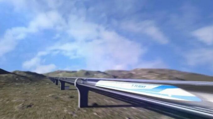 Die Überschall-Hochzeit von T-Flight, Maglev und Hyperloop - BlauBahn