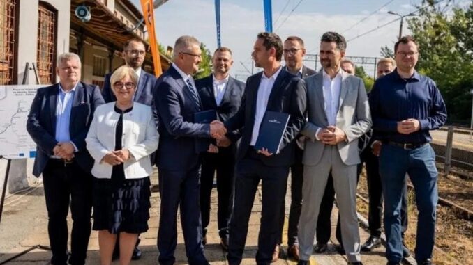 Swietelskys Unterschrift bei den polnischen Eisenbahnen - BlauBahn
