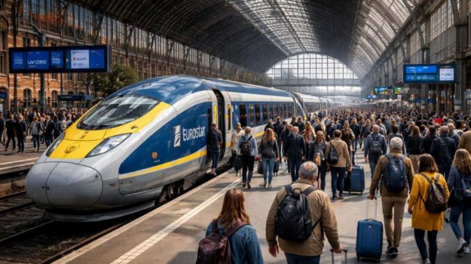 Eurostar Wind im europäischen Schienenverkehr: 20-Millionen-Passagier-Grenze überschritten - BlauBahn