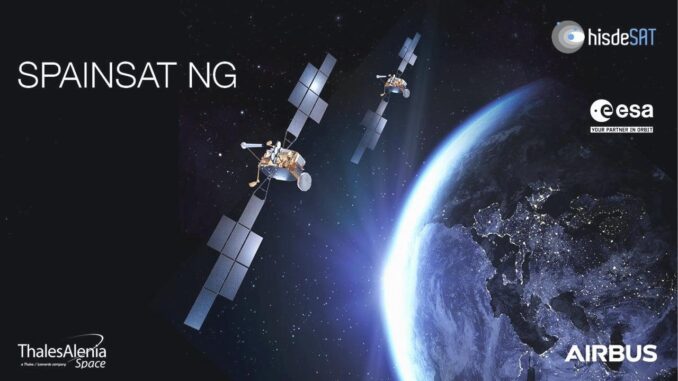 Neuer militärischer Satellitentransport aus Spanien - BlauBahn