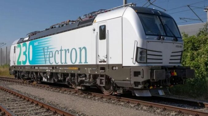 Siemens Vectron-Lokomotiven haben die 230 km/h-Grenze überschritten - BlauBahn