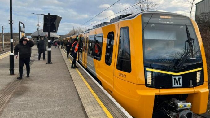 Tyne And Wear Tube Line wird vorübergehend geschlossen - BlauBahn