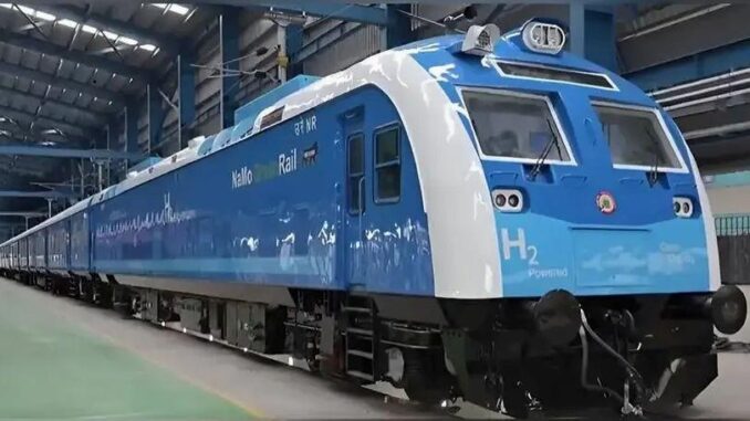 Wasserstoff-Zugrevolution in Indien mit 3100 PS - BlauBahn