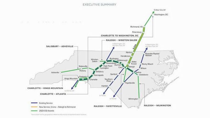 Wiederbelebung der Asheville-Bahnlinie in Carolina - BlauBahn