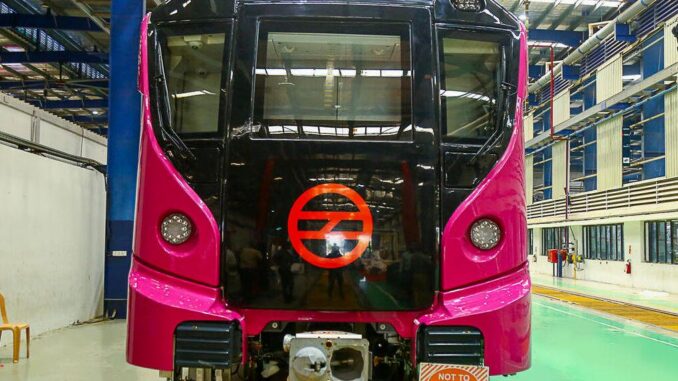 Alstom-Züge feierten ihr Debüt bei der Erweiterung der U-Bahn in Delhi - BlauBahn