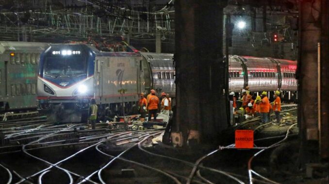 Bahnsteig-Reparaturen am Penn Station beginnen am 9. März - BlauBahn