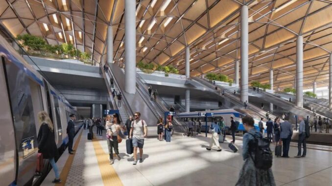CPK-Projekt: Bahntunnel-Unterschriften nah - BlauBahn