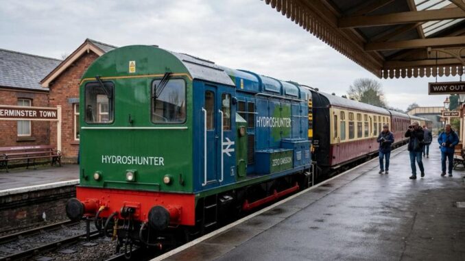 Historische Lokomotive: Null-Emissions-Zukunft Großbritannien - BlauBahn