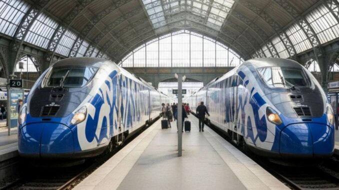 Hochgeschwindigkeitszug: Paris-Verbindung beginnt - BlauBahn