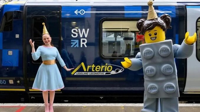Lego-Abenteuer auf Schienen: Der neue Legoland Arterio-Zug des SWR - BlauBahn