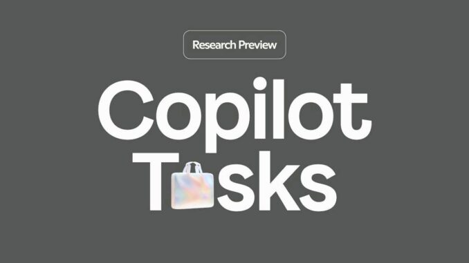 Microsoft Copilot Tasks vorgestellt - BlauBahn