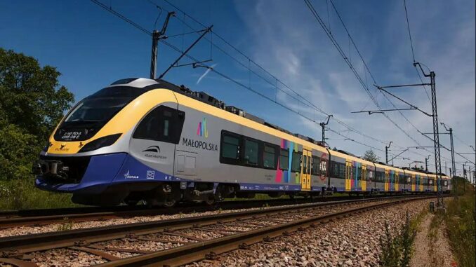 Siemens-Newag Bahnbau bei Polnischen Hochgeschwindigkeitszügen - BlauBahn