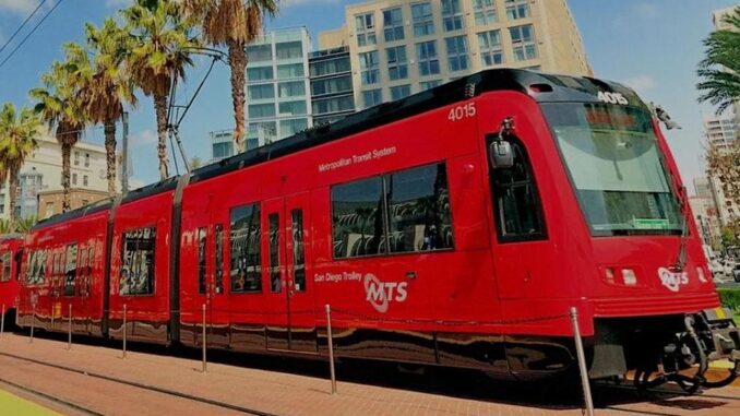 Umzug des Schienensystems in San Diego - BlauBahn