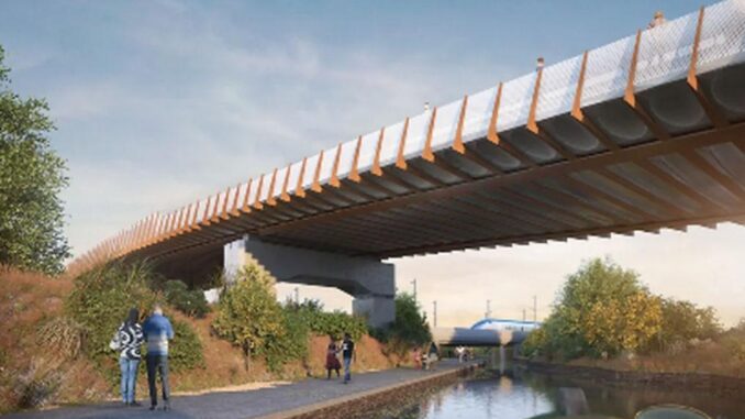 HS2 Saltley-Viadukt Neubau - BlauBahn