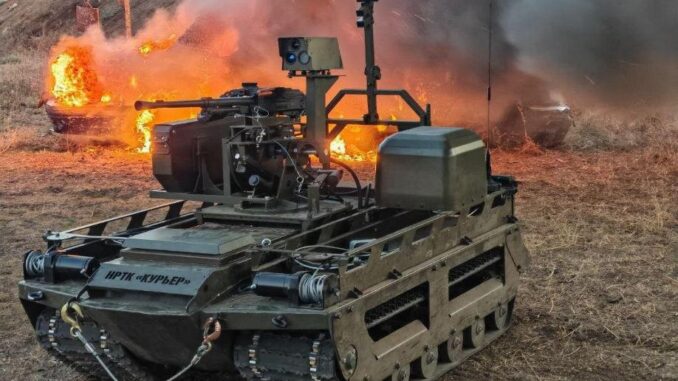 Russland: Autonome Drohne setzt Minen, abgefeuerte Granaten - BlauBahn
