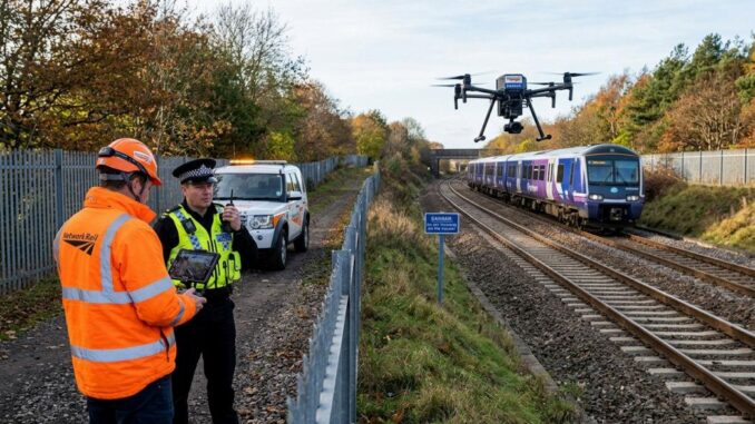 Sicherheitsaktion im britischen Bahnverkehr - BlauBahn