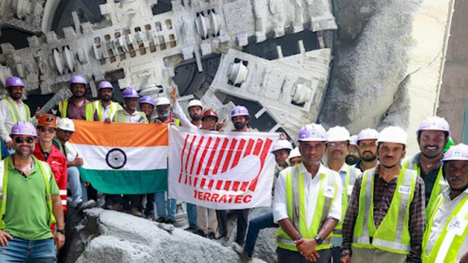 Abschluss der anspruchsvollen Tunnelarbeiten in der Chennai Metro - BlauBahn