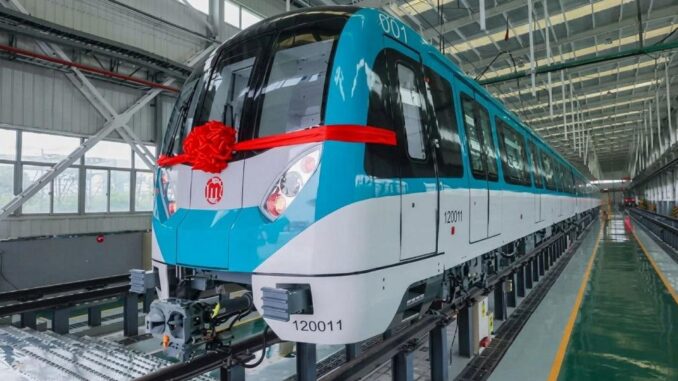 CRRC schließt Zugproduktion für die Hangzhou Metro erfolgreich ab - BlauBahn