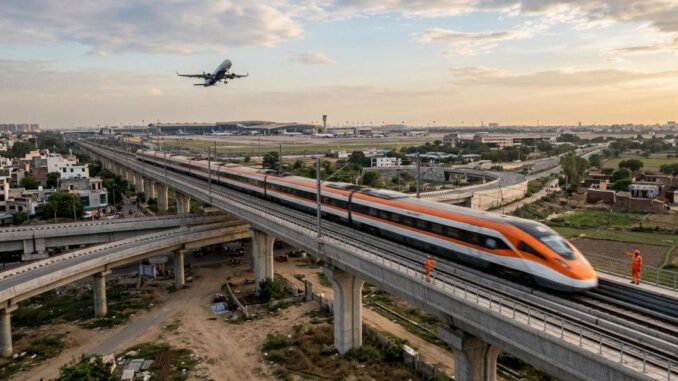 Hochgeschwindigkeitszüge werden wahrscheinlich Kurzstreckenflüge in Indien reduzieren - BlauBahn