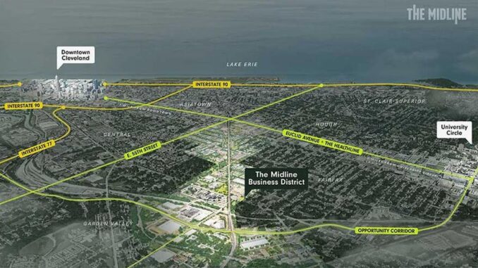 Industriegebiete werden mit dem „The Midline“-Projekt in Cleveland wieder zum Leben erweckt - BlauBahn