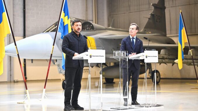 Schweden stellt der Ukraine neue Schussflugzeuge vom Typ Gripen zur Verfügung - BlauBahn
