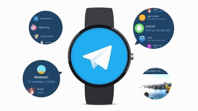 Übersicht über Telegram für Smartwatches - BlauBahn