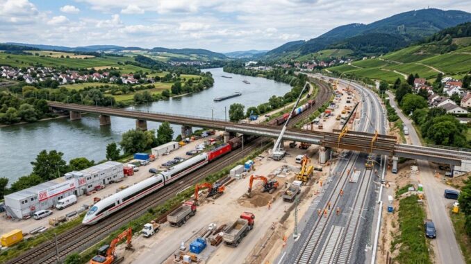 Historischer Meilenstein im Ausbau des Rhein-Viadukts in Deutschland - BlauBahn