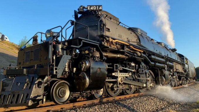 Union Pacifics Big Boy Zug immer noch in Ohio - BlauBahn
