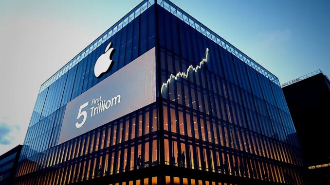 Apple erreicht erstmals eine Marktkapitalisierung von 5 Milliarden Dollar - BlauBahn