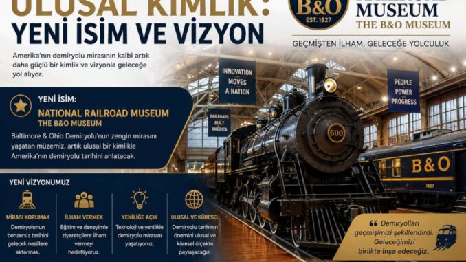 B&01Eisenbahnmuseum: Neue Identität und Vision für das nationale Erbe - BlauBahn