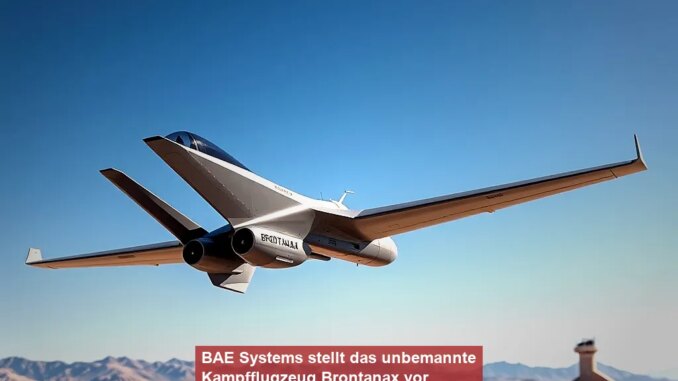 BAE Systems stellt das unbemannte Kampfflugzeug Brontanax vor - BlauBahn