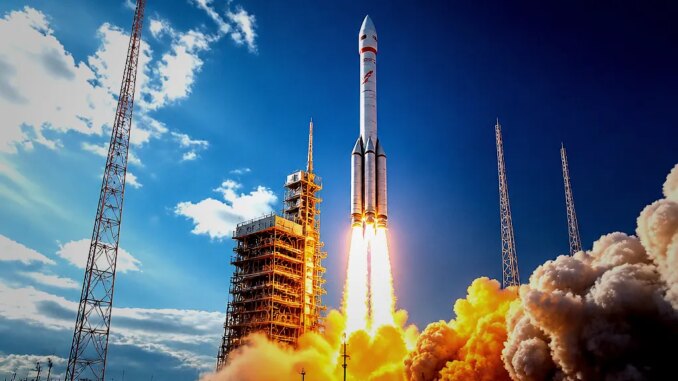 Erfolg: 9 Satelliten mit Chinas Gravity-1 Rakete in die Umlaufbahn gebracht - BlauBahn