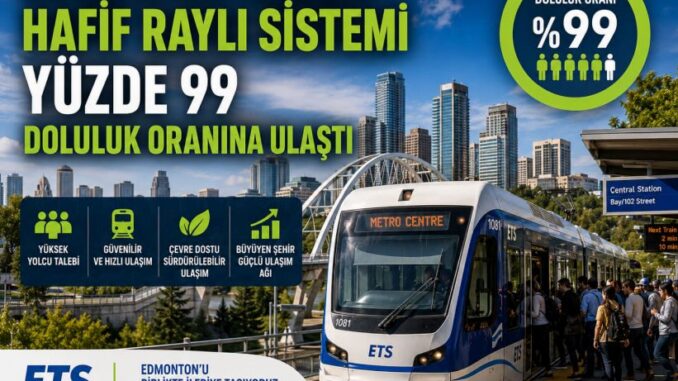 Hohe Leistung im Edmonton Leichtbahn-System - BlauBahn