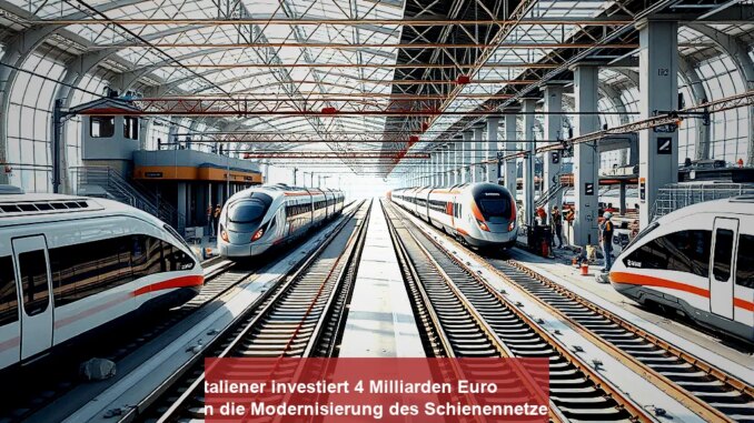 Italiener investiert 4 Milliarden Euro in die Modernisierung des Schienennetzes - BlauBahn