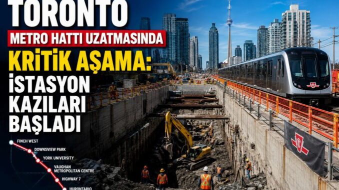 Kritische Phase bei der Verlängerung der Toronto Metro Linie: Stationgrabungen haben begonnen - BlauBahn