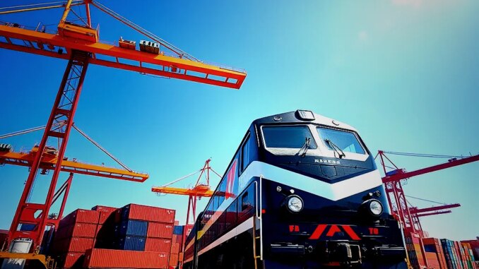 Neue Rekord im Schienenverkehrslager am Hafen Savannah - BlauBahn