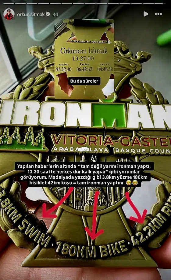 Orkun Işıtmak Bester Ironman-Wettkampf auf Spanisch gemeistert - BlauBahn