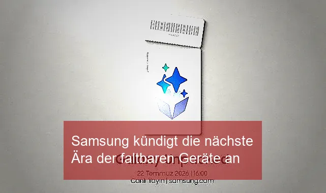 Samsung kündigt die nächste Ära der faltbaren Geräte an - BlauBahn
