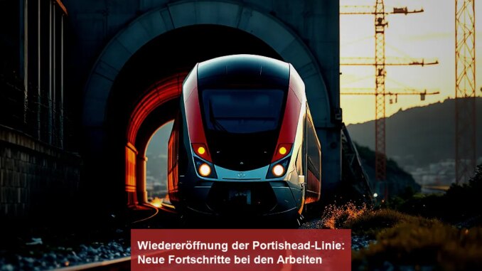 Wiedereröffnung der Portishead-Linie: Neue Fortschritte bei den Arbeiten - BlauBahn