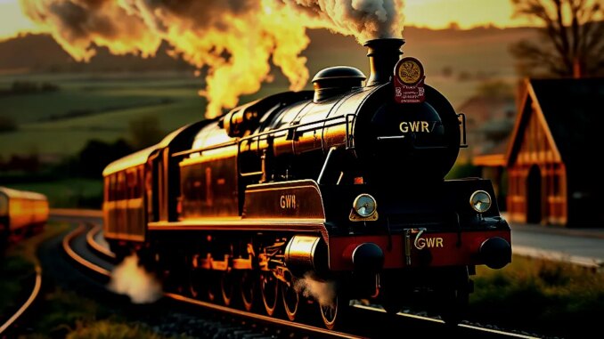 Ehre der britischen Eisenbahngeschichte: GWR spezial Zugdesign - BlauBahn