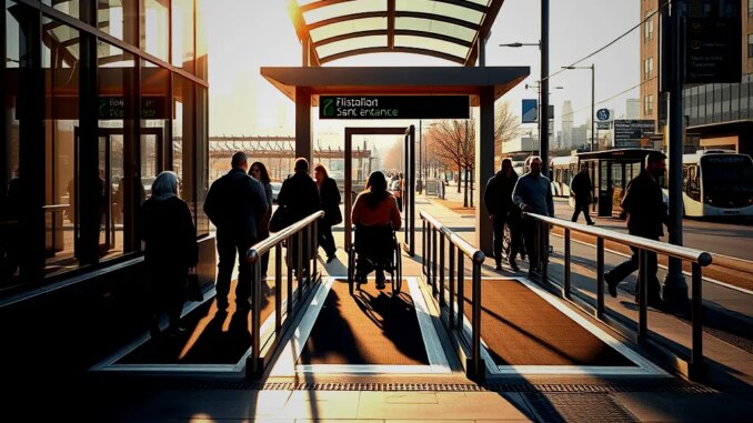 Huntingdon Station in den USA: 3,5 Millionen Dollar Barrierefreiheitsinvestition - BlauBahn