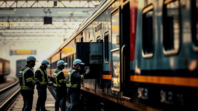 Kavach Sicherheits System Wird Auf Indias EMU- und MEMU-Zügen Installiert - BlauBahn