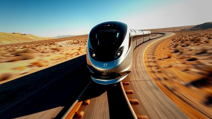 LA Metro's First HR5000 Train Enters 4.800 Kilometer Test (Turkish Title) - BlauBahn