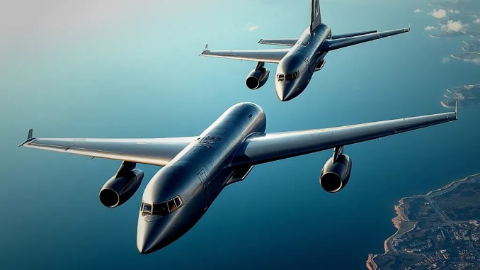 Zwei KC-135 der USA in Bulgarien von der Küste entfernt - BlauBahn